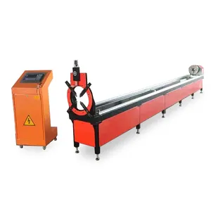 Automatic CNC round tube plasma cutting machine cnc plasma pipe cutting machine for Carbon steel