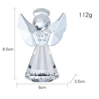 Joli modèle d'ange souvenir en cristal, pièces, pour cadeau de baptême