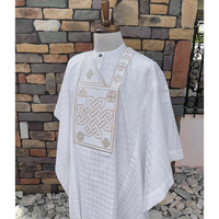 H & D Costume Africain Homme en Bazin Riche, Ensemble Traditionnel Ankara Dashiki Agbada Boubou Chemise 3 Pièces pour Mariage