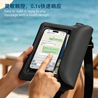 Étui de téléphone étanche IPX8 pour la natation, sac à bandoulière étanche en PVC, pochette sous-marine – Vente chaude