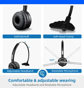 2024 nouveau M97 mise à niveau centre d'appel casque Bluetooth antibruit avec microphone casque Bluetooth sans fil personnalisé