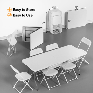 Hiện đại màu trắng ngoài trời gấp tiệc cưới ghế cho nhà hàng sự kiện hội nghị trường học công viên-cho phòng ăn - Product Image 4