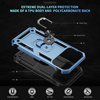 Coque de protection antichoc pour objectif d'appareil photo avec anneau magnétique pour iPhone 18 Pro/18 Pro Max/17/Air/16/15/14/13/12/11