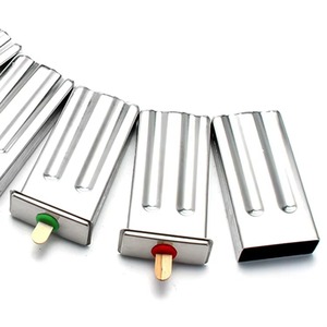 Bán Buôn Thép Không Gỉ Sáng Tạo Ice Cream Làm Hộp Gỗ Mô Hình Thanh Nhựa Stick Ice Cream Khuôn <span class=keywords><strong>Popsicle</strong></span> Khuôn - Product Image 4