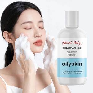 Espuma de leche limpiadora hidratante ODM vegana, Etiqueta Privada, limpieza Facial orgánica, limpiador de perfección de poros de cítricos y semillas de uva - Product Image 4