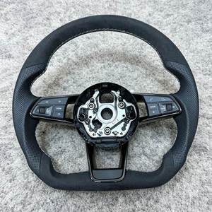 Volant sport en cuir perforé complet pour <span class=keywords><strong>Audi</strong></span> A3 8V A4 A5 A6 C6 A7 A8 C7 C8 A8 S3 <span class=keywords><strong>S4</strong></span> S5 S6 B8 Rs3 Rs5 Rs6 - Product Image 3