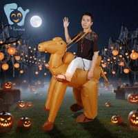 Costume gonflable amusant de chameau pour adultes pour Halloween, Nouvel An, Diwali, Thanksgiving, fêtes de remise de diplômes - Durable, grande taille