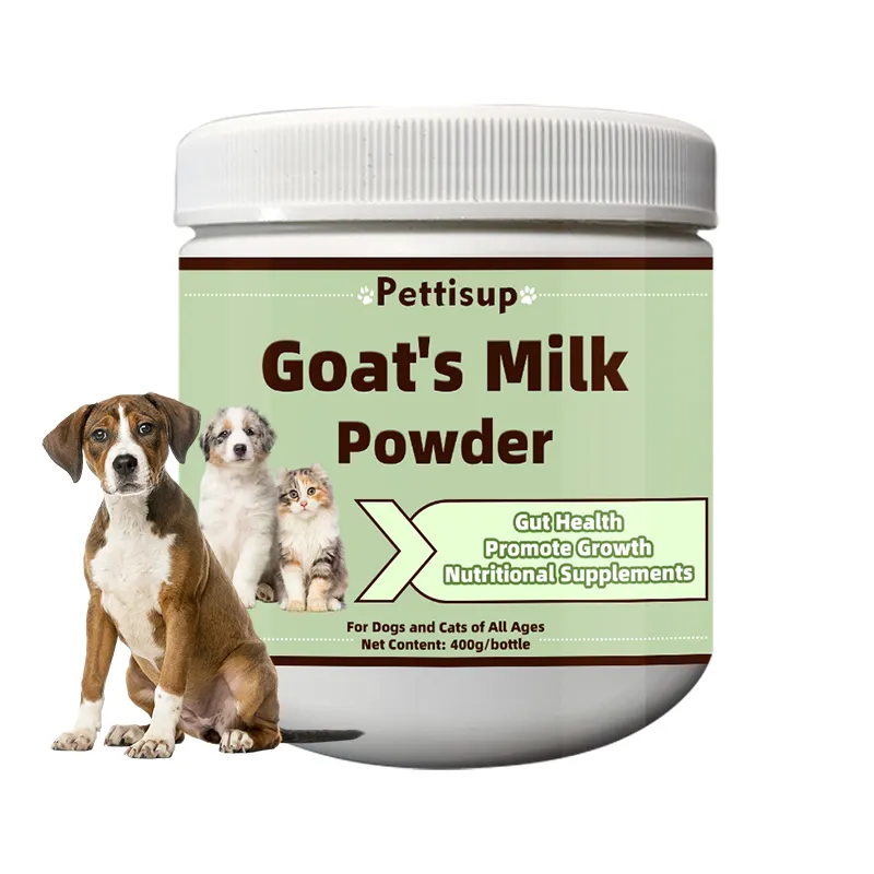 पालतू बकरी का दूध पाउडर हड्डियों के स्वास्थ्य में सुधार करता है प्रतिरक्षा समर्थन दूध पाउडर कुत्ते के पेट के स्वास्थ्य के लिए बकरी विटामिन अनुपूरक पालतू दूध पाउडर