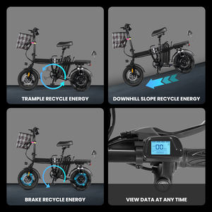 <span class=keywords><strong>Bicicletta</strong></span> <span class=keywords><strong>Elettrica</strong></span> <span class=keywords><strong>Pieghevole</strong></span> da Città Mini 500W, Monopattino a Batteria per Adulti Economico, Spedizione in Drop Shipping dagli USA - Product Image 6