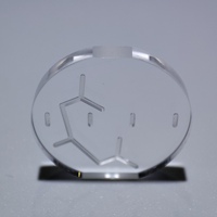Plaque de valve en céramique d'alumine monocristalline pour analyseurs de sang dans les dispositifs médicaux pièce en céramique saphir