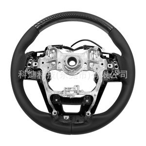 Carbon Fiber Steering <b>Wheel</b> 3 <b>Spokes</b> Racing Style For Toyota LC300 LC200 2010-2022 - Product Image 3