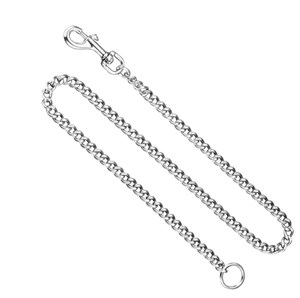 Venta al por mayor de tamaño y diseño por encargo de alta calidad de acero Pet Cadena de plomo correa de entrenamiento para perros - Product Image 2