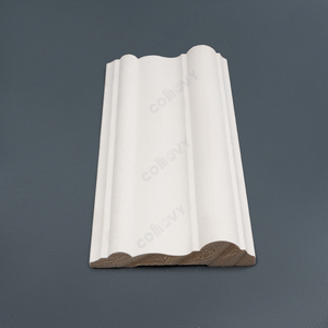 COMOVY Oem Wholesale White Primed Painted <strong>Ceiling</strong> Millwork Skirting Crown Moulding Baseboard Trim Skirting and Architravel - Product Image 2