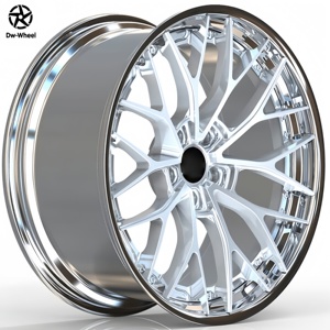 Jantes en alliage forgé DW 2 pièces 18 19 20 21 22 pouces 5x112 2pc Deep Concave Silver Chrome pour Mercedes <span class=keywords><strong>AMG</strong></span> <span class=keywords><strong>C63</strong></span> E63 GT W205 - Product Image 1