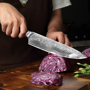 Tùy Chỉnh Dao Nhà Bếp Thiết Lập Sang Trọng Nhật Bản Damascus Nấu Ăn Dao ultility VG10 Thép Carbon Cao Đầu Bếp Dao - Product Image 1