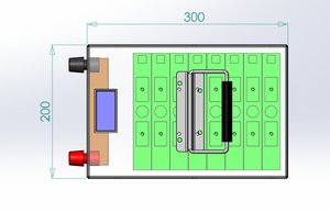 RV 스틸 케이스 12.8V 200Ah <span class=keywords><strong>lifepo4</strong></span> 배터리 팩 2688wh 250A BMS LCD 디스플레이 - Product Image 5