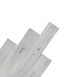Paneles de <span class=keywords><strong>Madera</strong></span> Sólida para Paredes, Tablas de <span class=keywords><strong>Madera</strong></span> de Color <span class=keywords><strong>Gris</strong></span> Claro, Forma Rectangular, Adhesivas - Product Image 6