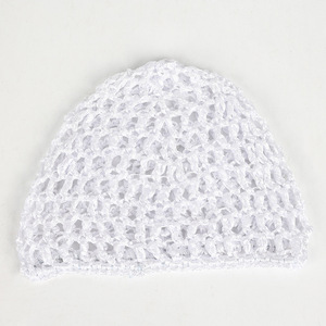 Bonnet <span class=keywords><strong>snood</strong></span> en maille crochetée en rayonne épaisse et courte, couvre-chef décoratif pour <span class=keywords><strong>femme</strong></span>, idéal pour dormir - Product Image 3