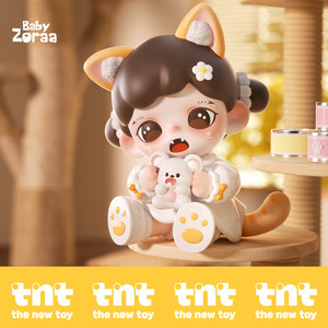 TNTSPACE Zoraa Meow Cat Face Mini Blind Box 9+1 Figura de Acción de Gato Escondida, Juguete Coleccionable Kawaii, Regalo para Niñas, Venta al por Mayor - Product Image 4