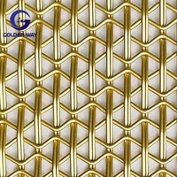 Maille décorative en acier inoxydable disponible en plusieurs styles pour hôtel, restaurant et décoration haut de gamme à domicile