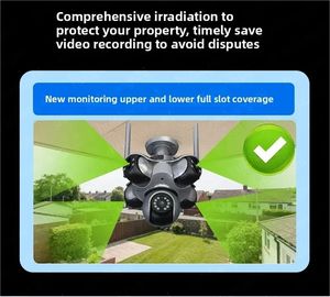 Fabrika OME Açık Hava 25mp Beş Lensli Kablosuz Güvenlik Kamerası Ptz Hareket Algılayıcı IP67 Su Geçirmez CCTV Kamera - Product Image 2