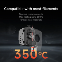 Imprimante 3D FDM professionnelle QIDI Q1 Pro, volume d'impression 245 mm³, 60 ° Chambre active C 350 ° C Hotend Klipper Auto Leveling