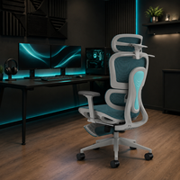 Chaise de bureau ergonomique Vaseat S7 avec dossier en maille respirante, chaise de bureau moderne réglable et inclinable pour ordinateur