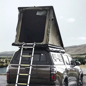 Carpa de Techo Rígida Impermeable de Apertura Rápida, Carpa de Techo Plegable con Soporte Diagonal <span class=keywords><strong>para</strong></span> Vehículos Todoterreno y Campamentos al Aire Libre - Product Image 5