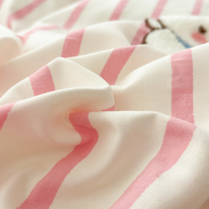 Großhandel maßge schneiderte Kinder Bett bezug Sets Cartoon Handtuch Stickerei gewaschene Baumwolle vierteilige Sets Kinder Bettwäsche Set - Product Image 2