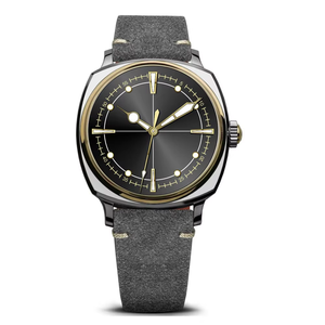 นาฬิกาข้อมือผู้ชายสไตล์สปอร์ต โลโก้สั่งทำพิเศษ ตัวเรือนสแตนเลสสตีล 316L ขนาด 20 มม. ระบบควอตซ์ กระจกแซฟไฟร์ กันน้ำ ดีไซน์หรูหรา รูปทรงวงรี ขนาดใหญ่ - Product Image 3