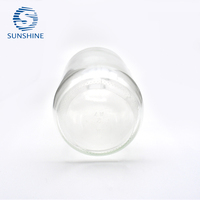 Bouteille en verre cylindrique pour infusion de 500 ml avec bouchon en caoutchouc, flacon médical vide pour l'emballage de liquides intraveineux