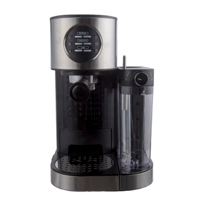 Thema Nouvelle Arrivée Offre Spéciale 2in1 Haute Pression Espresso Café <span class=keywords><strong>Et</strong></span> Lait Machine Maker Avec Lait Boîte Cruche Réservoir Mousse Mousse Maker - Product Image 1