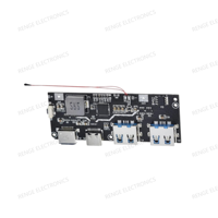 QC4.0 QC3.0 LED double USB 5V 4.5A 22.5W Micro type-c banque d'alimentation Mobile 18650 Module de charge carte de Protection de Circuit de température