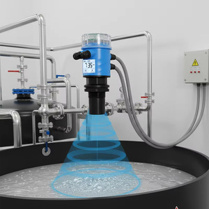 Siêu âm chống ăn mòn chống cháy nổ tích hợp nước/Mức độ Vật liệu Đo RS485 thông tin liên lạc cảm biến mức chất lỏng cảm biến - Product Image 2