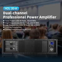 Amplificador de Audio Activo de Alta Potencia HDL20-A, Módulo de Clase D de 1400 W y 4 Ohmios para Altavoces de Conciertos