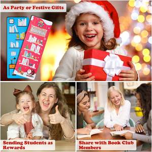 Lista de lectura Marcadores DIY Libro Rastreador Marcapáginas Biblia Biblioteca Libro Club Tarjeta Lectura Diario Registro Libro Marcador Kit a granel - Product Image 5