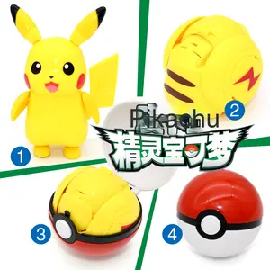 Authentique pour Pokemoned <span class=keywords><strong>Pikachi</strong></span> Robot Pocket Monster Toy 5cm Plastic Transformation Figure New Condition ODM Model - Product Image 2