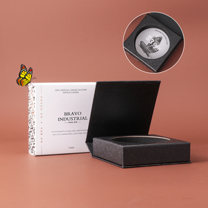 Caja <span class=keywords><strong>de</strong></span> Regalo Magnética Impresa OEM ODM para Cubrepezones, Pétalos <span class=keywords><strong>de</strong></span> Silicona para Senos, Embalaje - Product Image 1