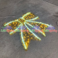 Guirlande lumineuse LED 3D en PVC étanche IP68 pour Noël, décorations extérieures de Noël, paysage, Thanksgiving, mariage, Halloween, centre commercial