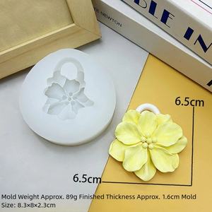 Molde de Silicona con Forma de Flor de Camelia Kelutd KLT-4101, Resistente al Calor, Apto para <span class=keywords><strong>Lavavajillas</strong></span>, 8.30x8x2.30cm, para Salida de Aire del Automóvil - Product Image 6