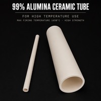 Tube en céramique d'alumine à 99 % pour applications réfractaires avec service de découpe