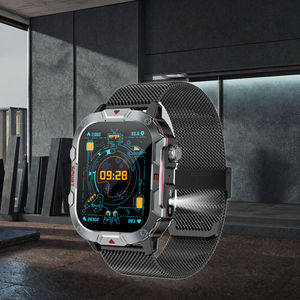 שעון ספורט חיצוני חכם עבור גברים מסך מגע ריבועי אנדרואיד עבור קצב לב שיחה ניטור ip65 ip65 עמיד למים - Product Image 5