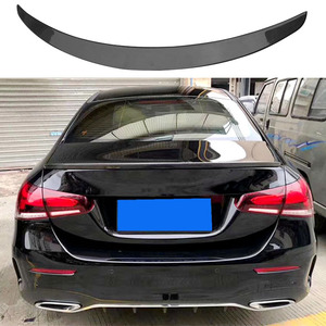 W177 Spoiler posteriore in fibra di carbonio per Mercedes-Benz <span class=keywords><strong>a</strong></span> Class <span class=keywords><strong>AMG</strong></span> A35 A45 Real Carbon Lip 2019 + - Product Image 2