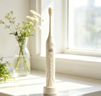 Brosse à dents électrique sonique étanche IPX7, charge inductive sans fil, brosse à dents électrique pour adultes à usage domestique, poils doux