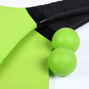 Raquetas de playa 38x24x0,6 cm, 2 raquetas, 1 pelota, equipo de fitness para deportes al aire libre, para actividades familiares - Product Image 1