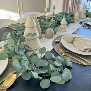 <span class=keywords><strong>Guirlande</strong></span> d'<span class=keywords><strong>eucalyptus</strong></span> en plastique artificiel feuilles de table <span class=keywords><strong>guirlande</strong></span> de verdure <span class=keywords><strong>guirlande</strong></span> vignes pour table de fête de mariage chambre à coucher décoration murale - Product Image 5