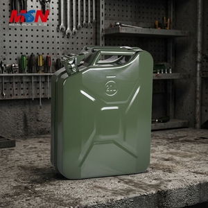 Bidon de stockage de carburant MSN pour diesel, <span class=keywords><strong>essence</strong></span>, kérosène, avec revêtement approuvé par l'ONU, en acier laminé à froid de 0,8 mm, capacité 20 L - Product Image 1