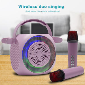 เครื่องคาราโอเกะกลางแจ้งพร้อมไมโครโฟนไร้สาย2ตัวสำหรับความบันเทิงในบ้าน - Product Image 6