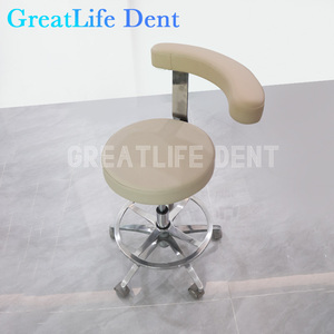 Silla de Trabajo para Dentistas Greatlife Dent, Silla Giratoria Móvil para Dentistas, para Uso en Laboratorios Dentales, Hospitales y Clínicas - Product Image 2