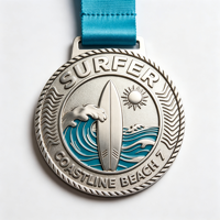Médaille de lutte personnalisée en alliage de zinc, médailles personnalisées pour les événements de lutte et de sports de combat